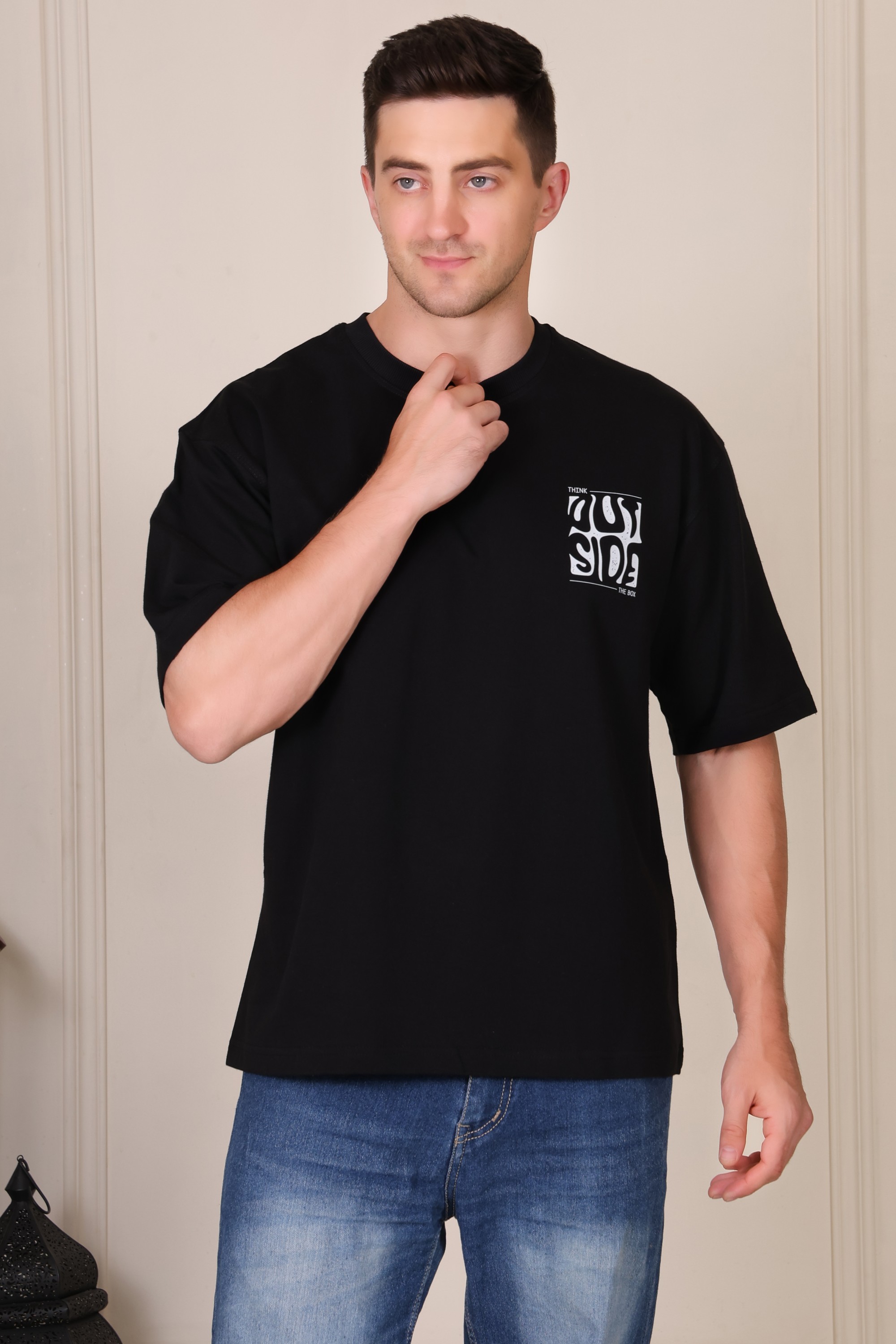 Think Outside the Box Oversized T-Shirt — view 3