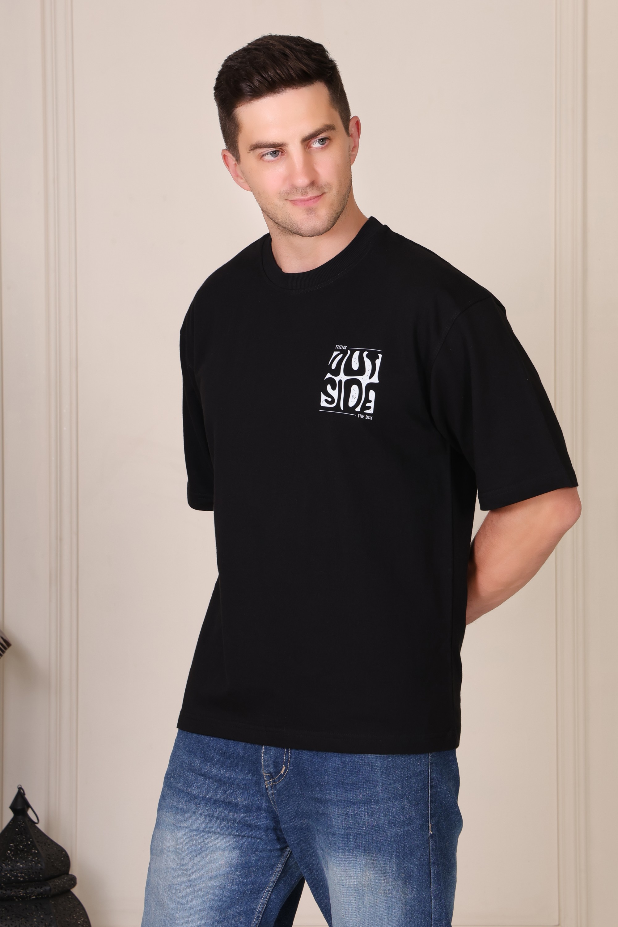 Think Outside the Box Oversized T-Shirt — view 4