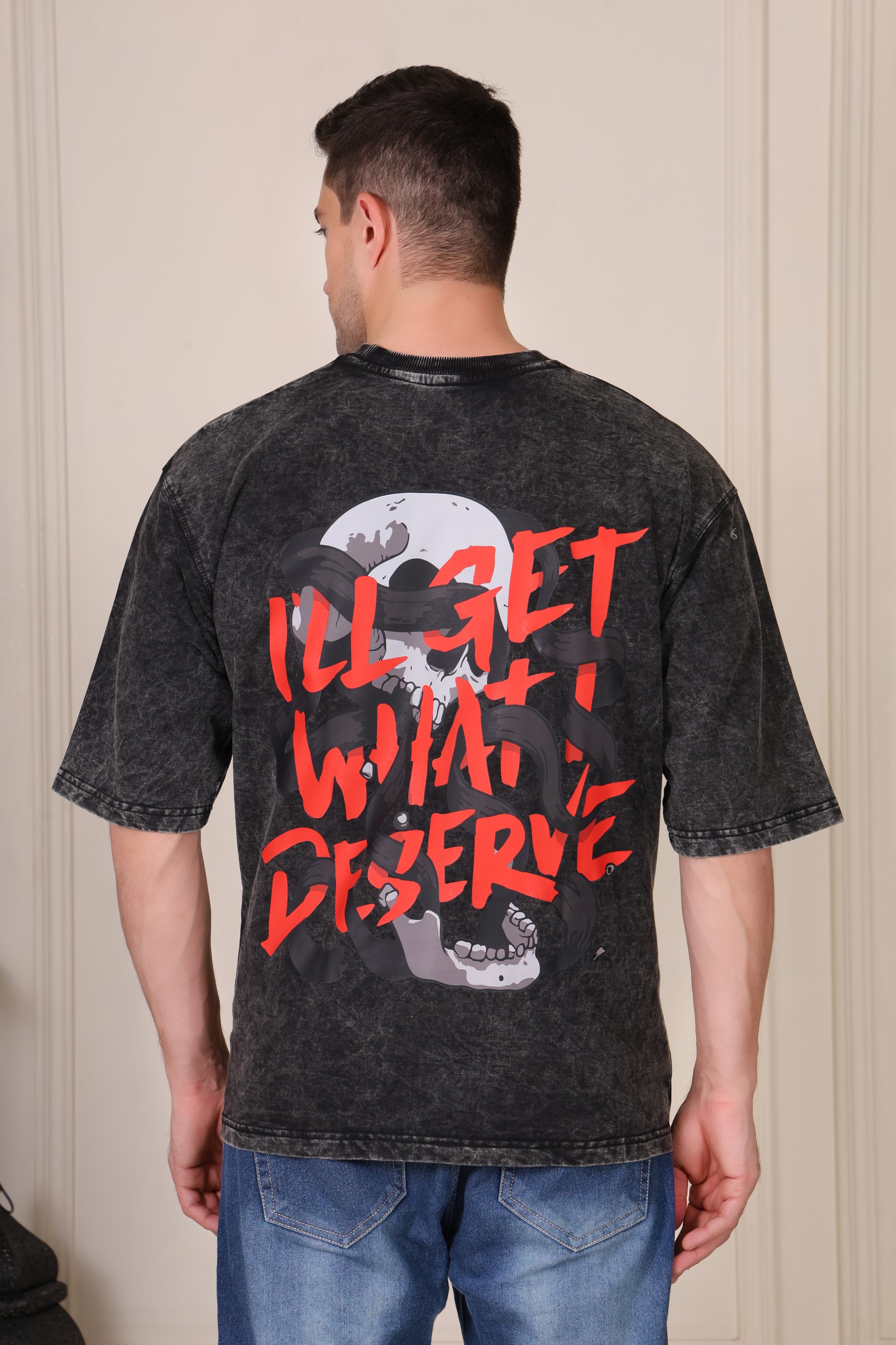 'I’ll Get What I Deserve' Oversized T-Shirt — view 2